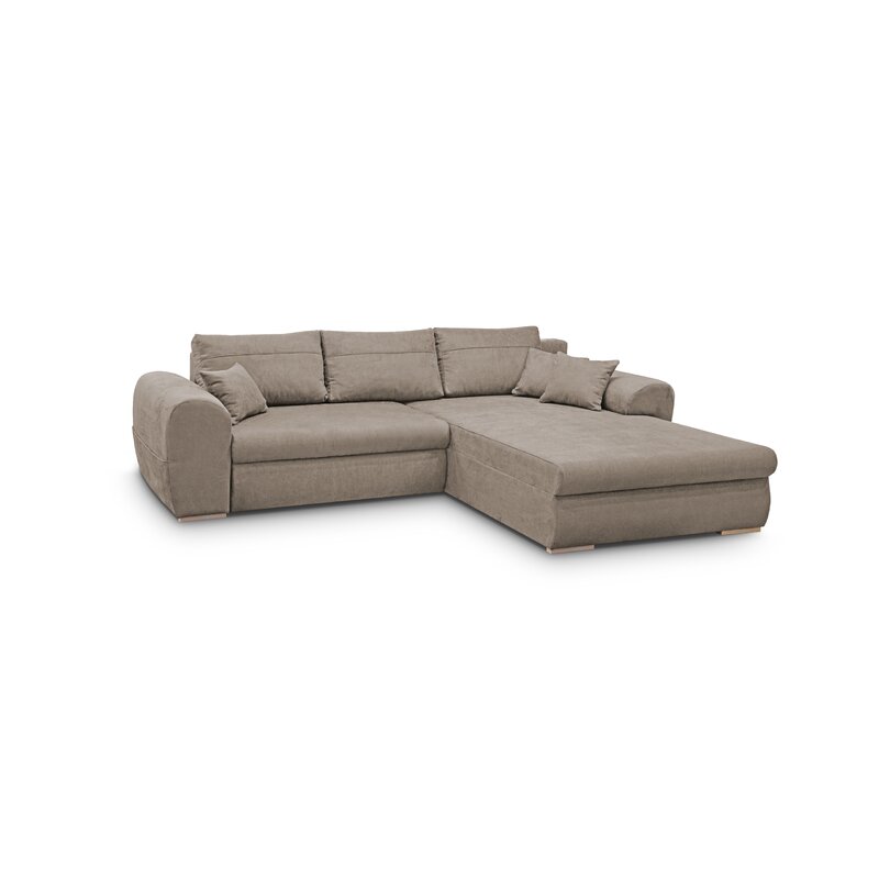 Brayden Studio Ecksofa Gruber mit Bettfunktion Wayfair.de